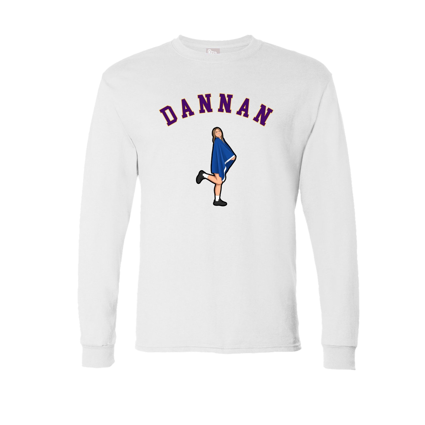 Long Sleeve Tee — Shirsey Arch in White