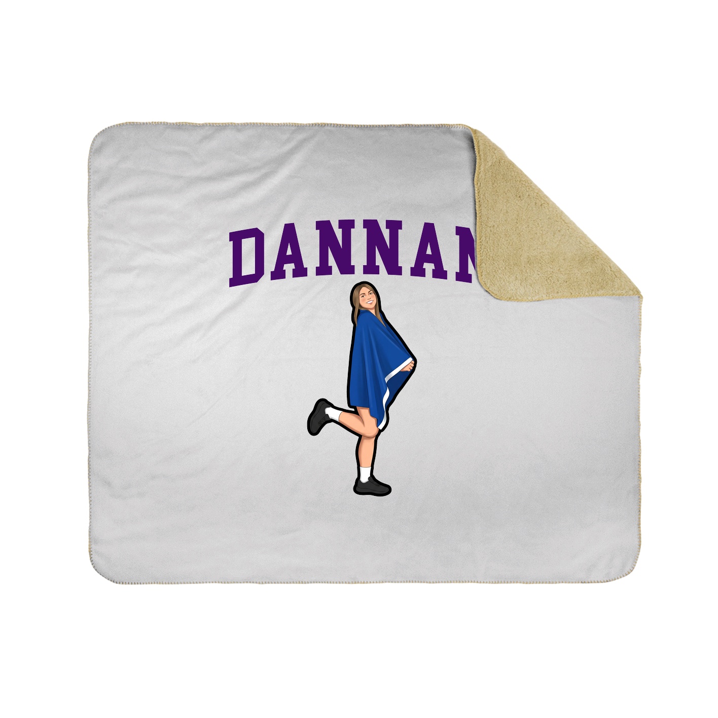 Throw Blanket — Shirsey in White