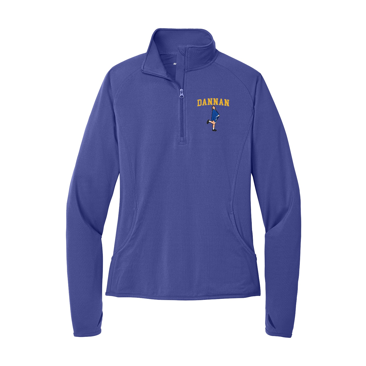 Women's Q-Zip Pullover — Shirsey in Purple