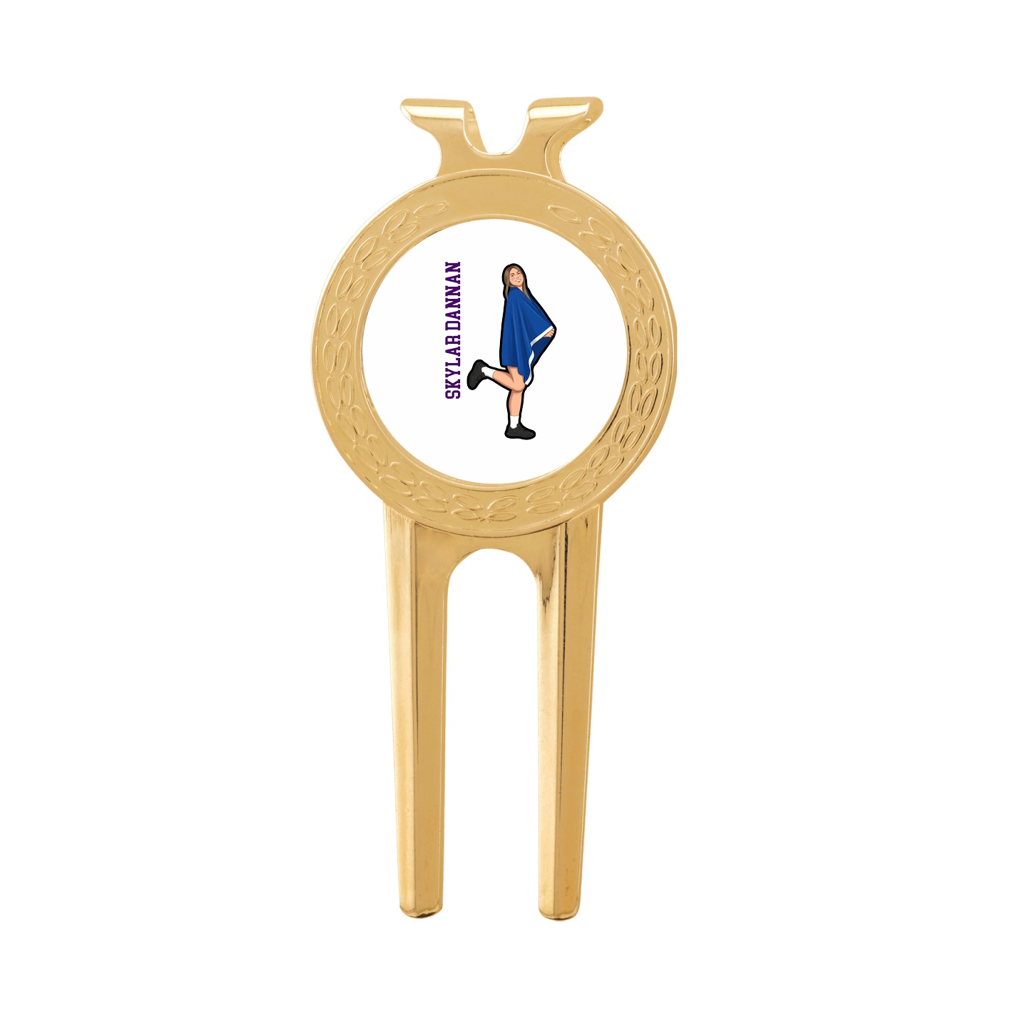 Divot Tool with Ball Marker — Name Vertical in Classic