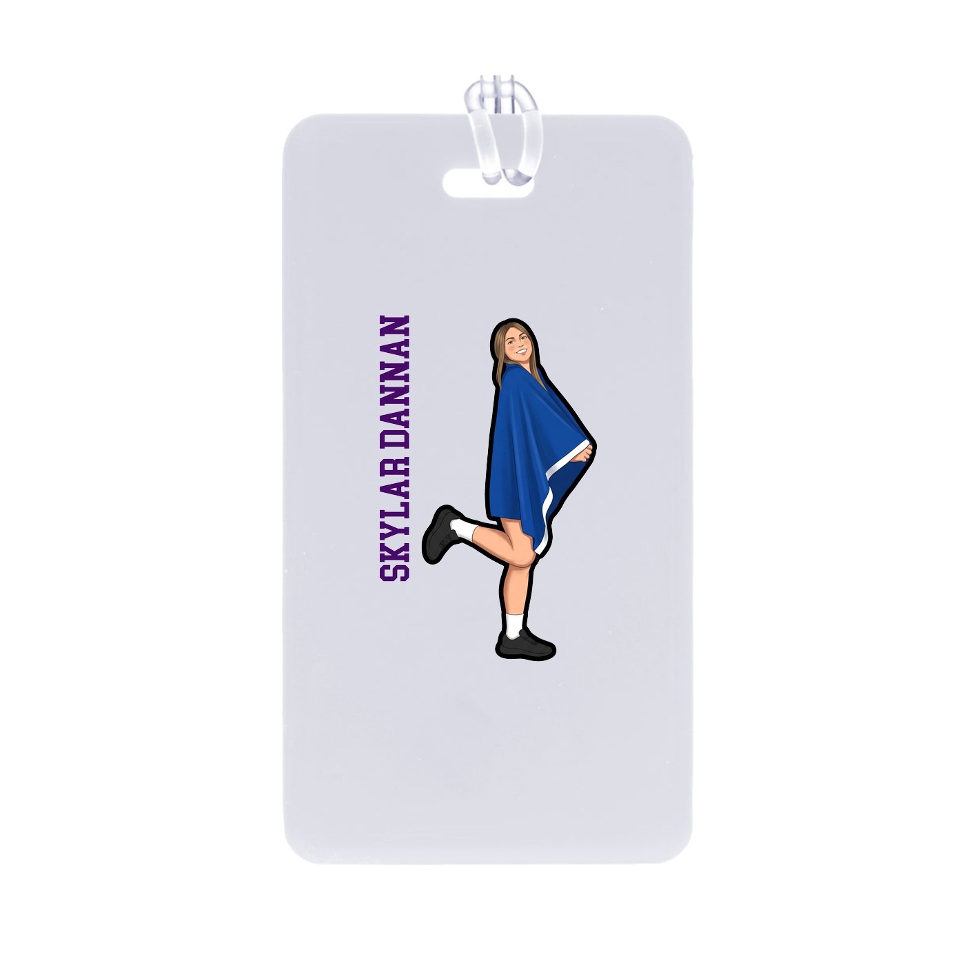 Bag Tag — Name Vertical in Classic