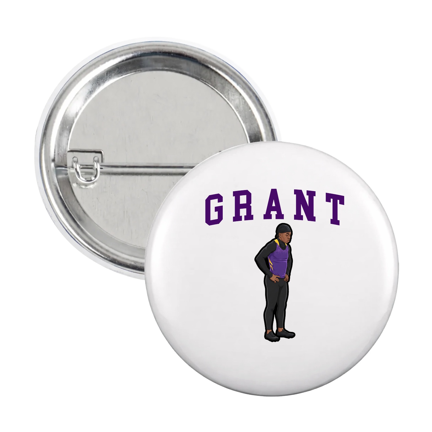Game Day Button — Shirsey in White
