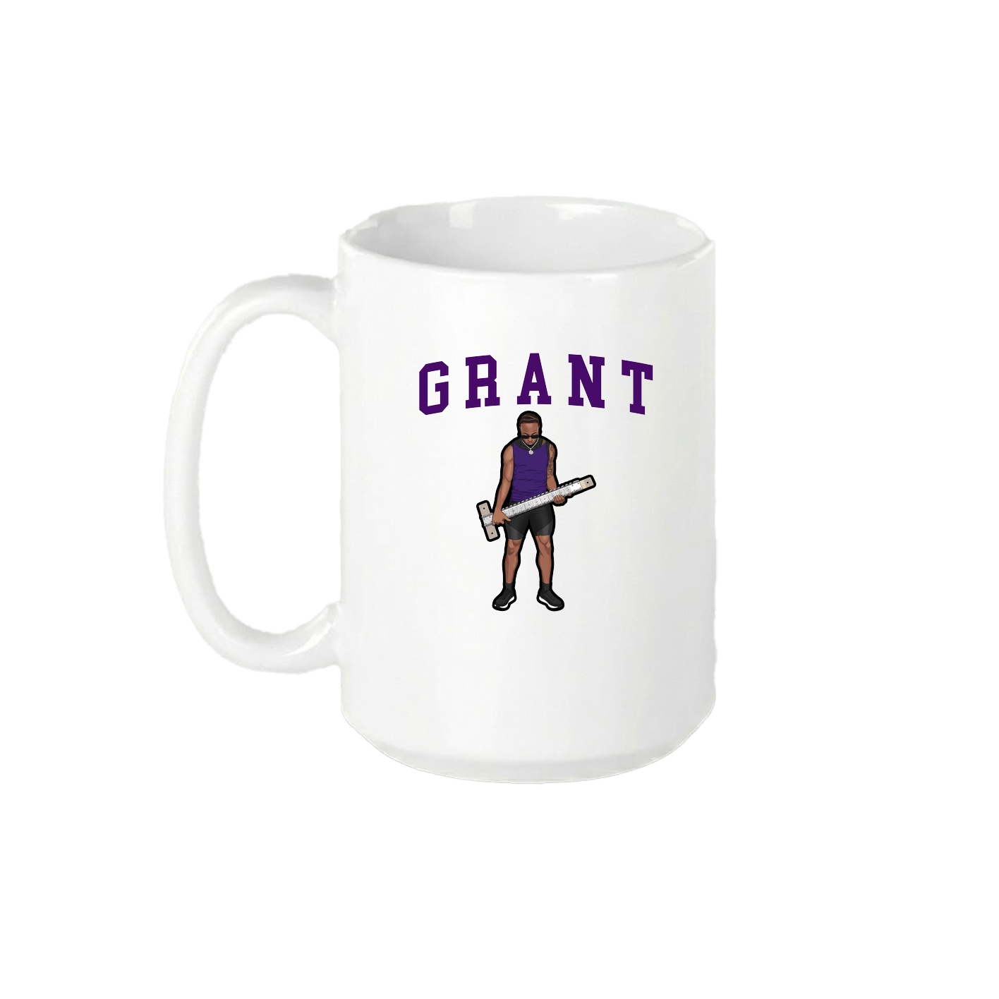 15oz Coffee Mug — Shirsey in White