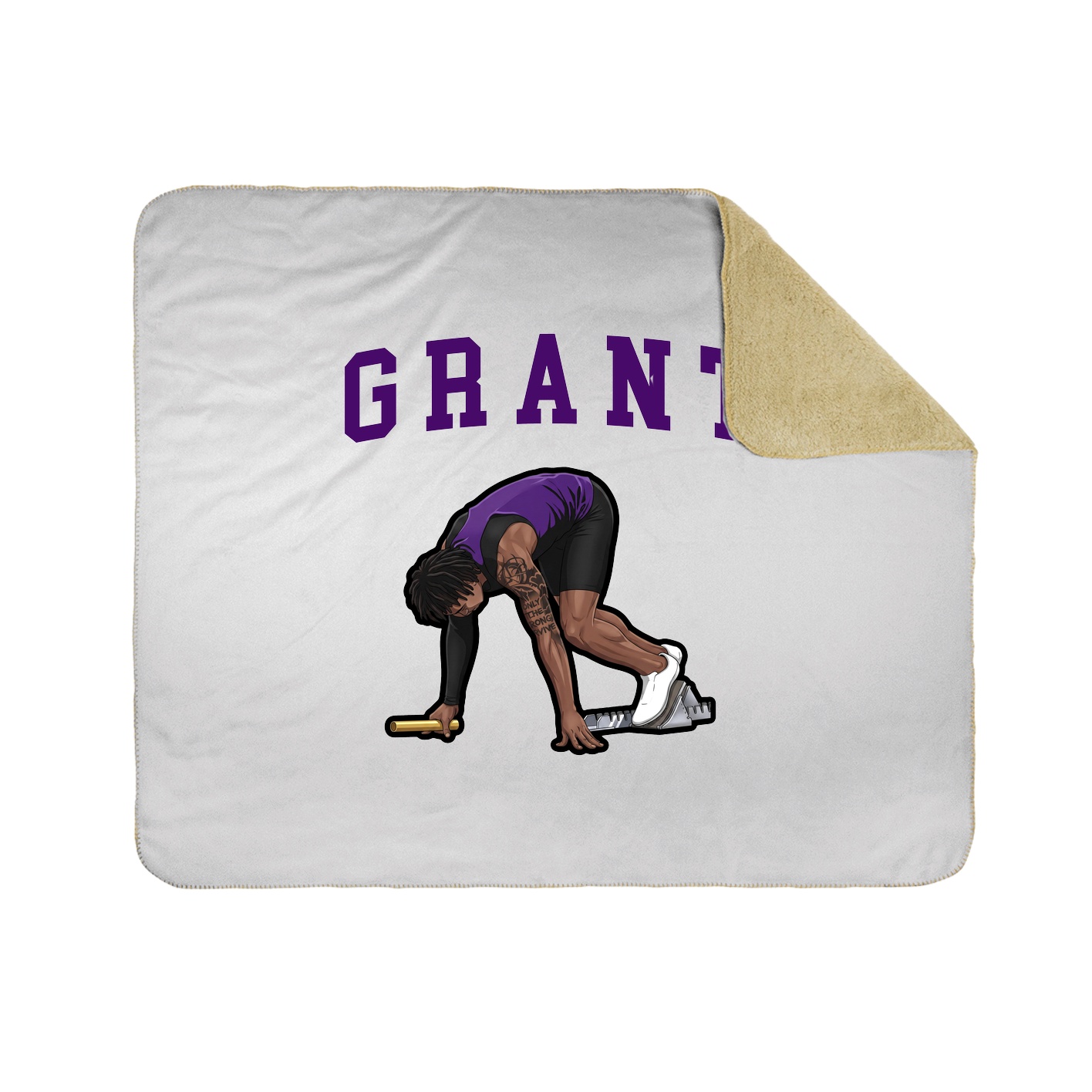 Throw Blanket — Shirsey in White