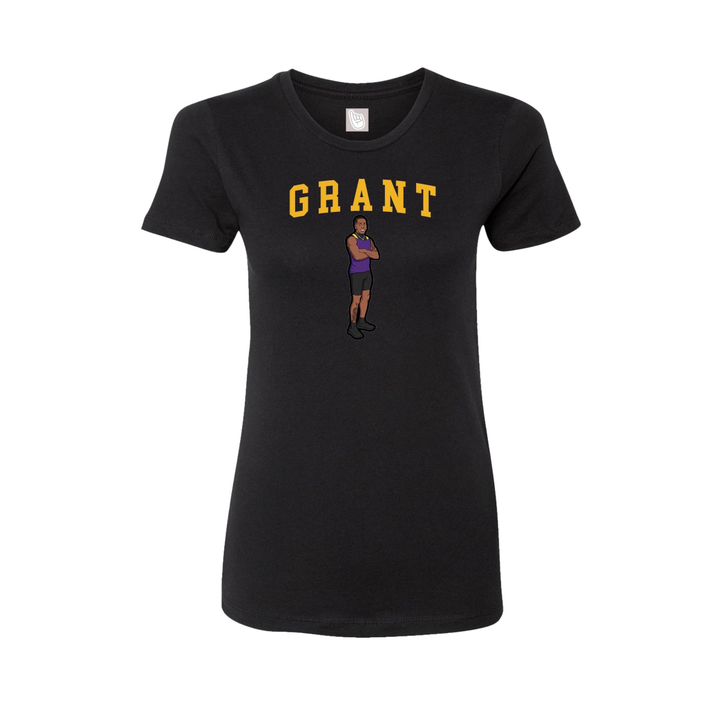 Fitted Women's Tee — Shirsey in Black