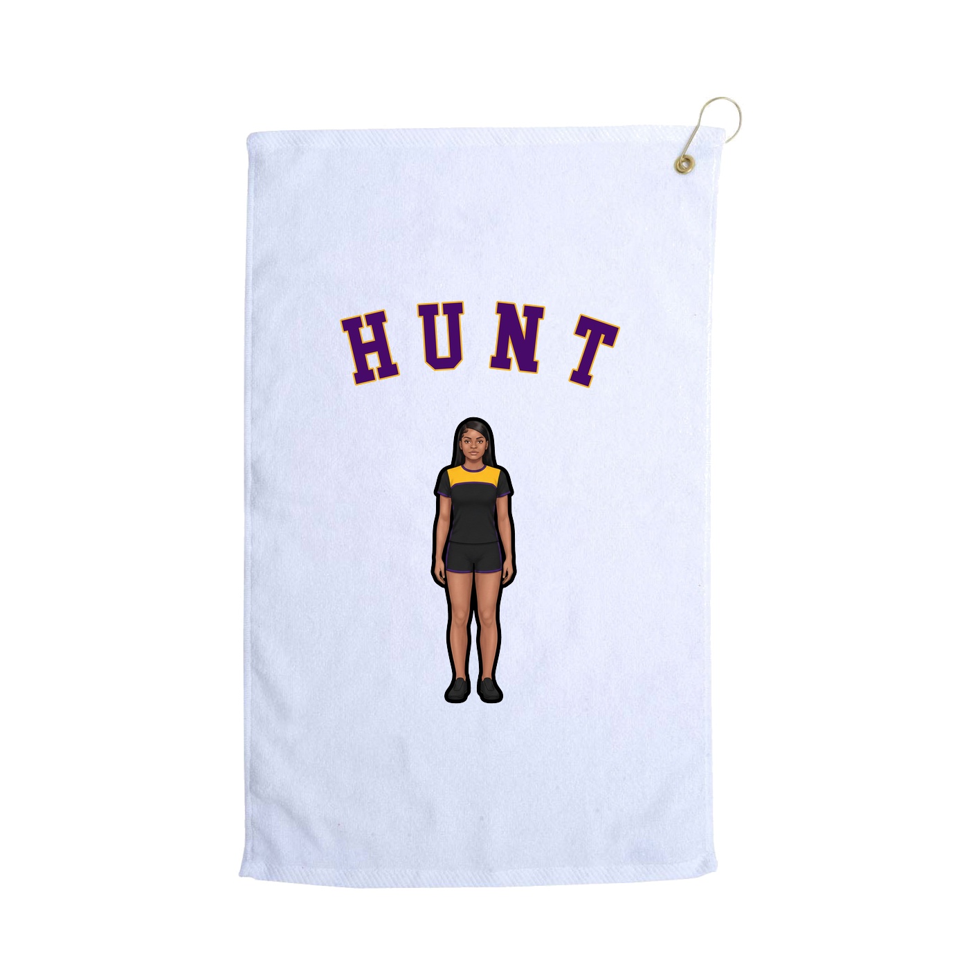 Golf Towel — Shirsey Arch in White