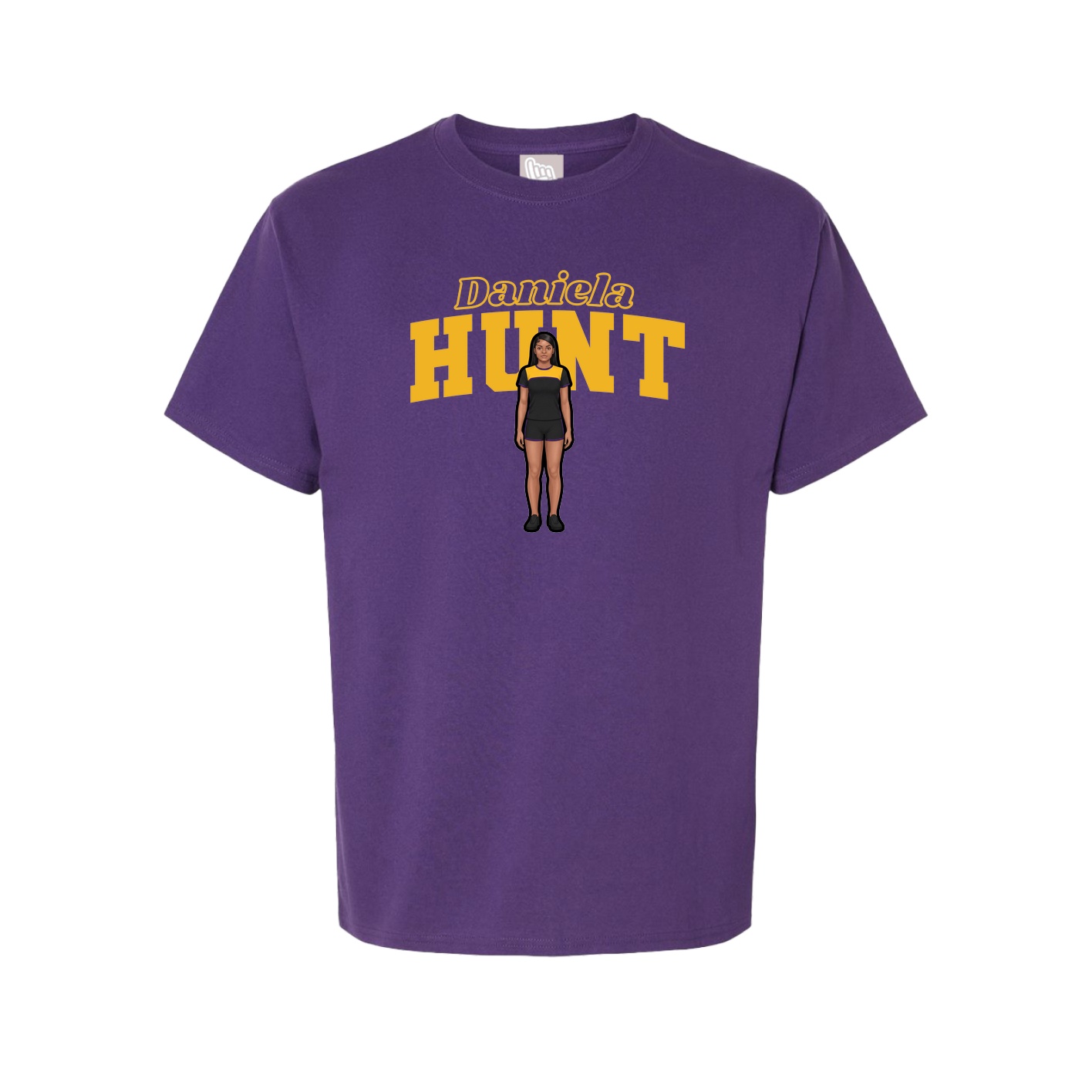 Tee — Name Arch in Purple