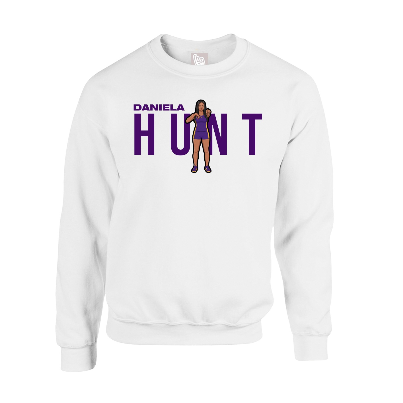 Fleece Crew — Player Name in White
