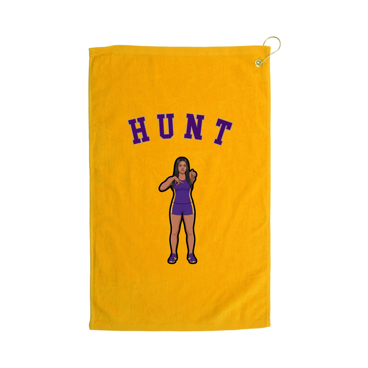 Golf Towel — Shirsey Arch in Gold
