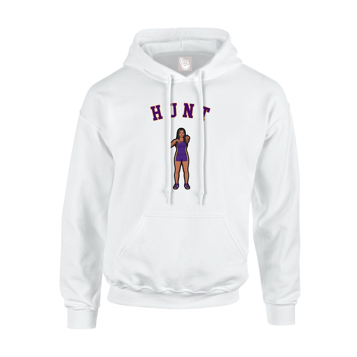 Hoodie — Shirsey Arch in White