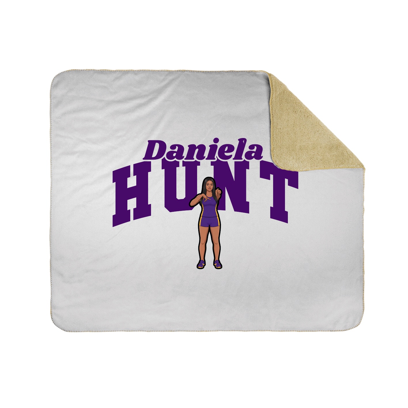 Throw Blanket — Signature Arch in White