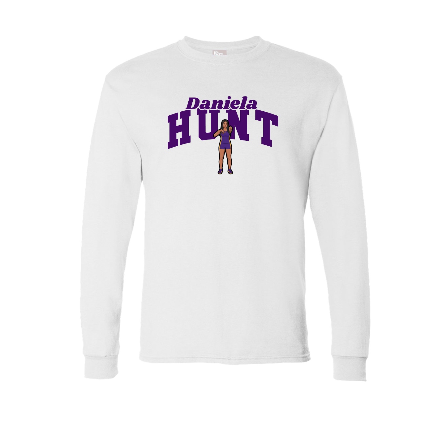 Long Sleeve Tee — Signature Arch in White