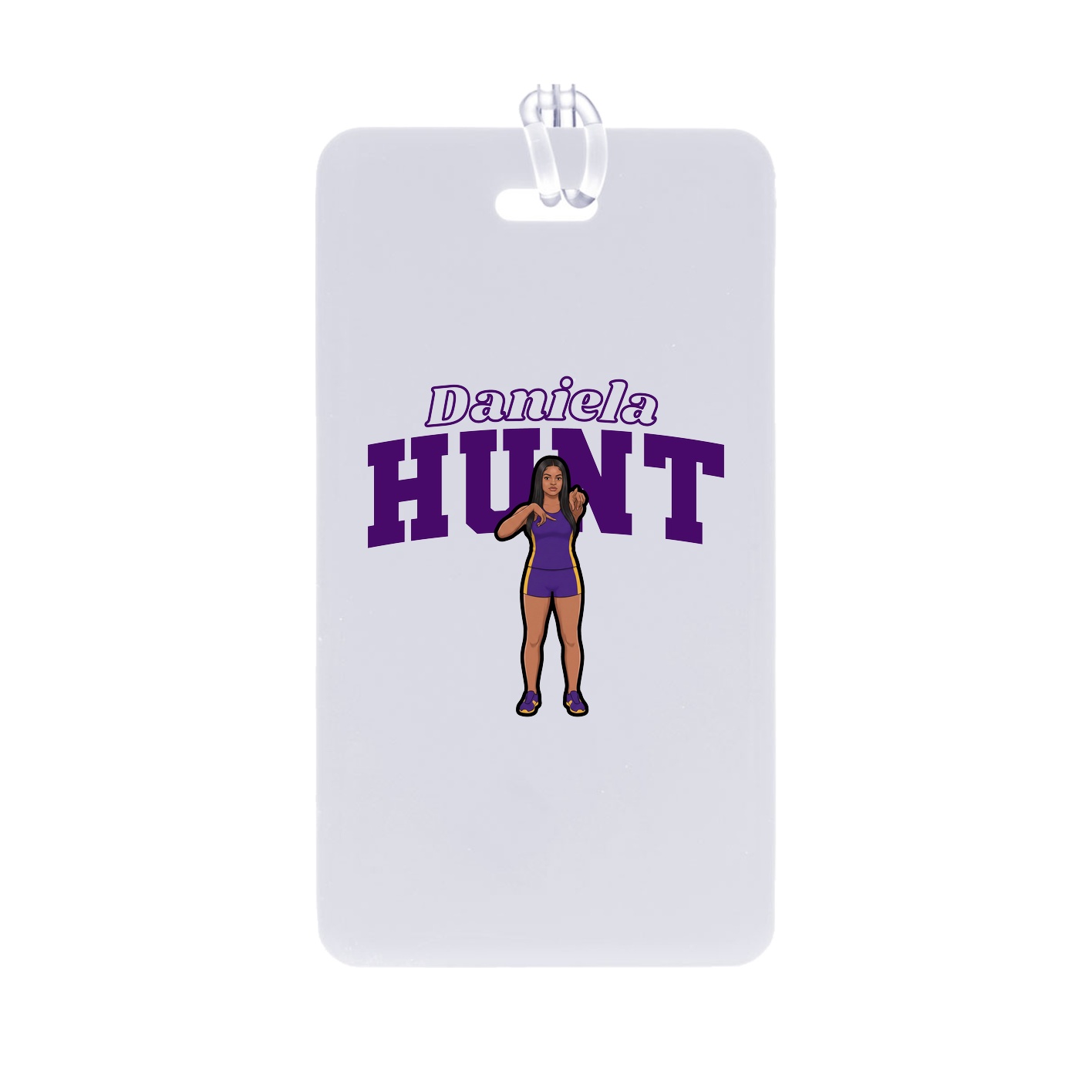 Bag Tag — Name Arch in Classic