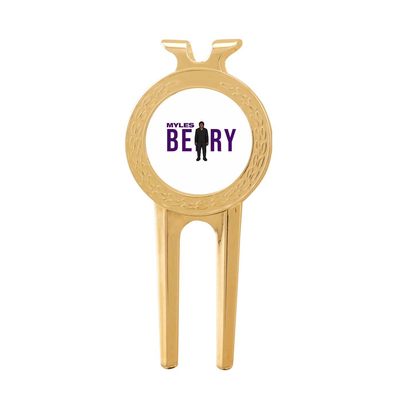 Divot Tool with Ball Marker — Player Name in Classic