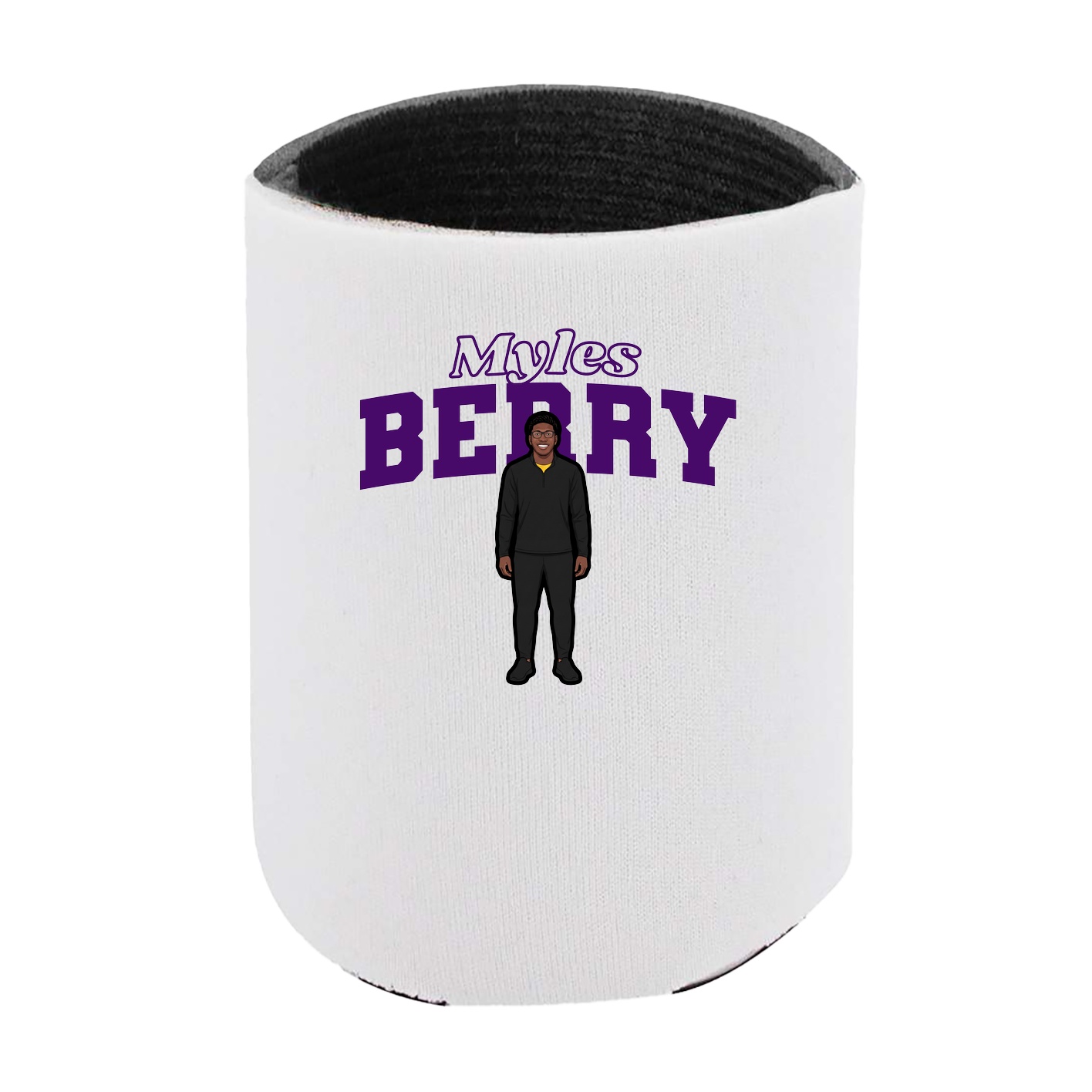 Can Holder — Name Arch in White