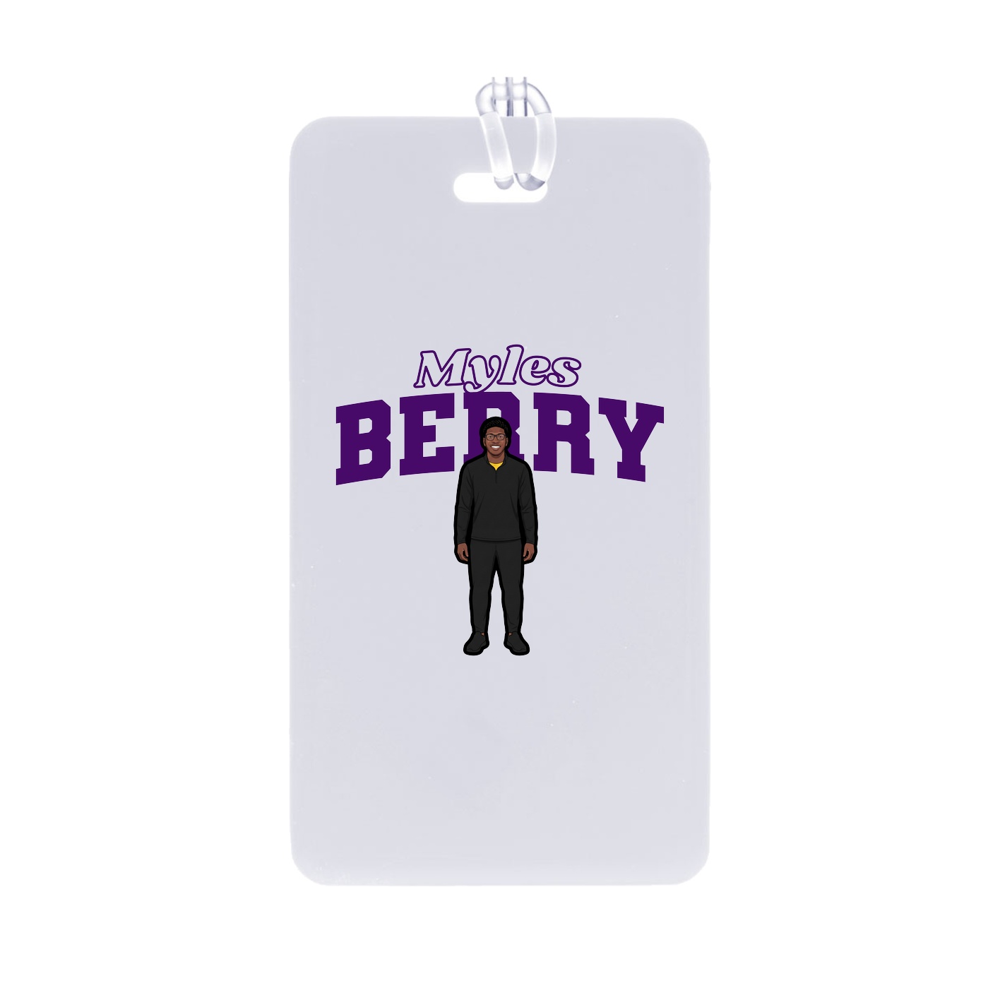 Bag Tag — Name Arch in Classic