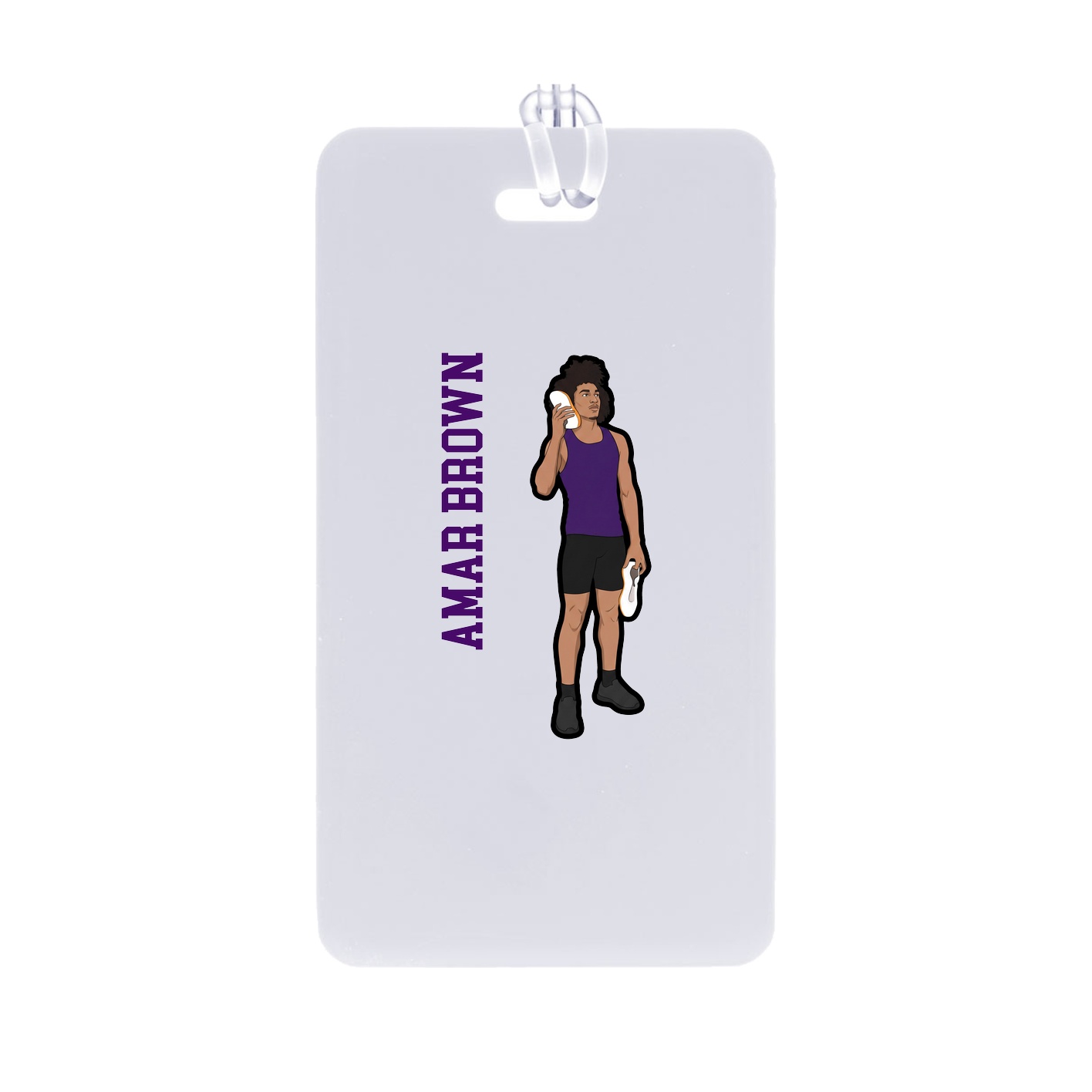 Bag Tag — Name Vertical in Classic