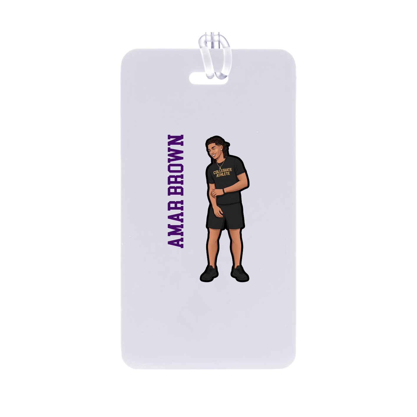 Bag Tag — Name Vertical in Classic