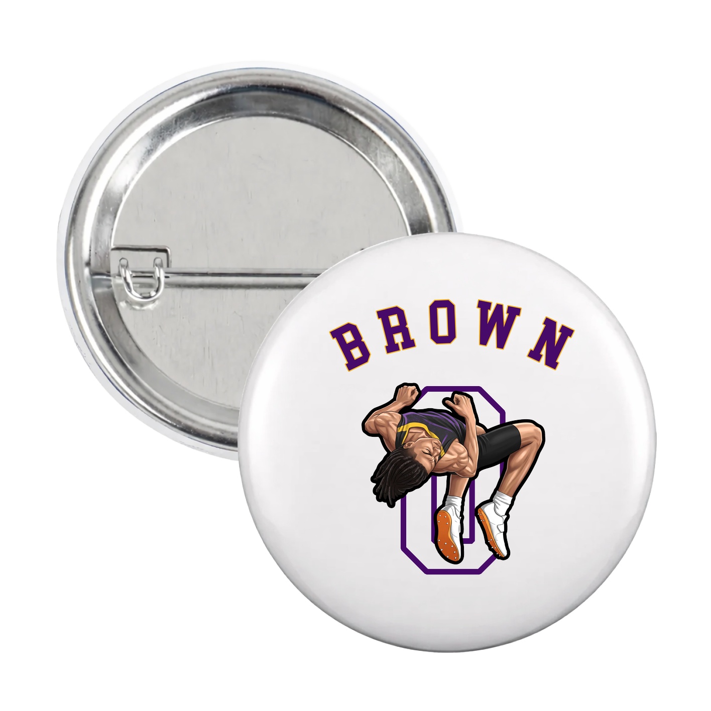 Game Day Button — Shirsey Arch in White