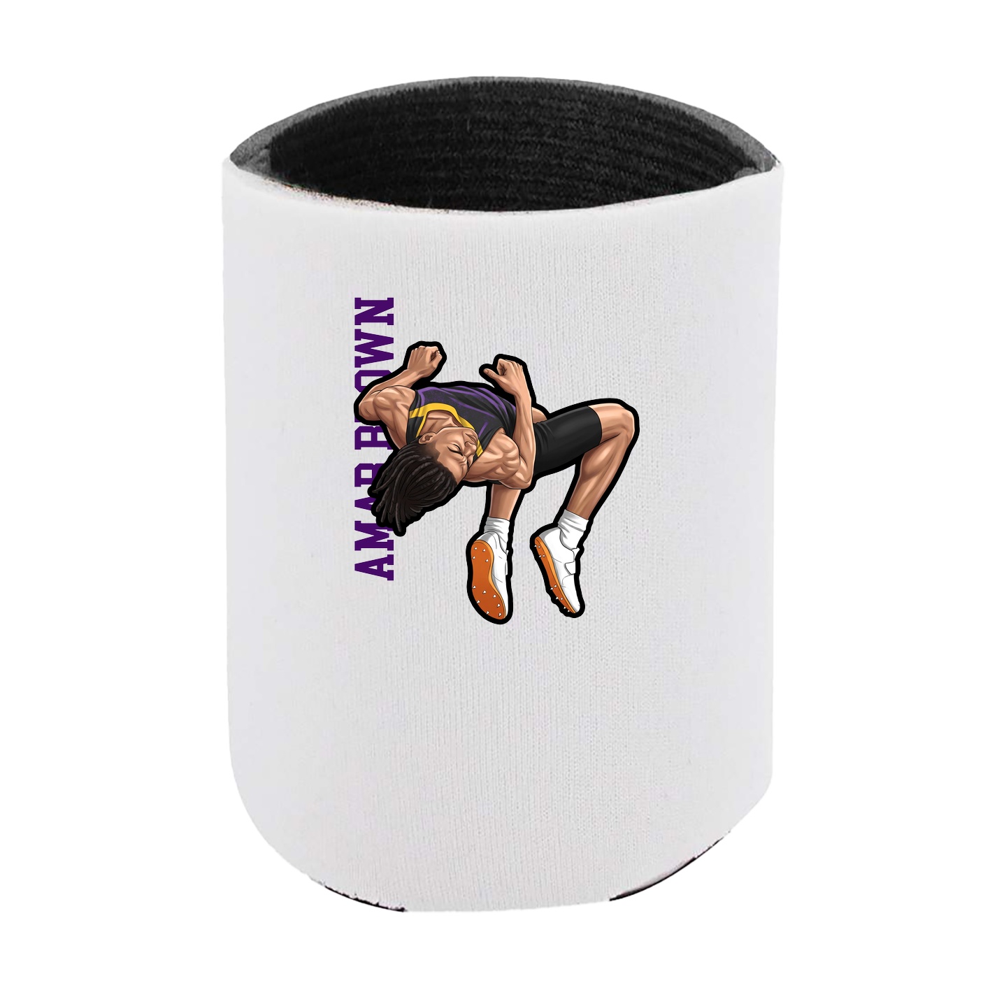 Can Holder — Name Vertical in White