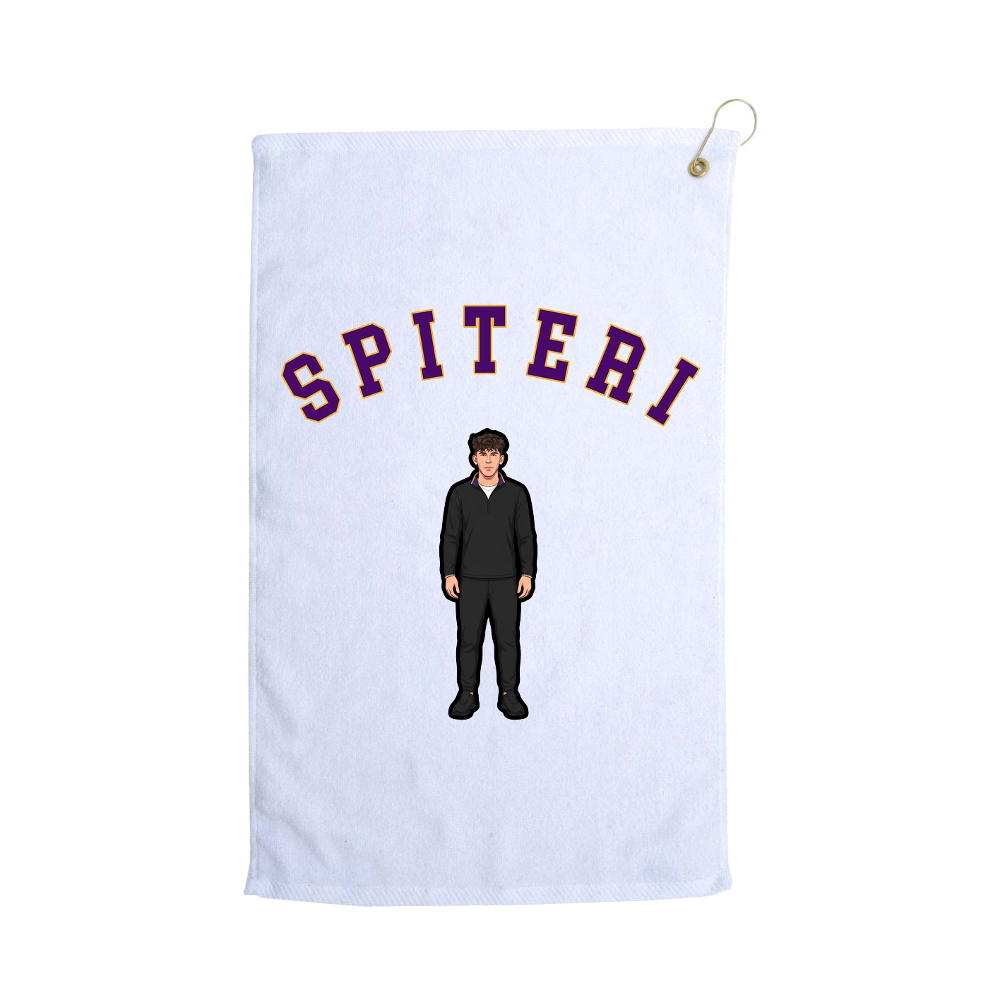 Golf Towel — Shirsey Arch in White