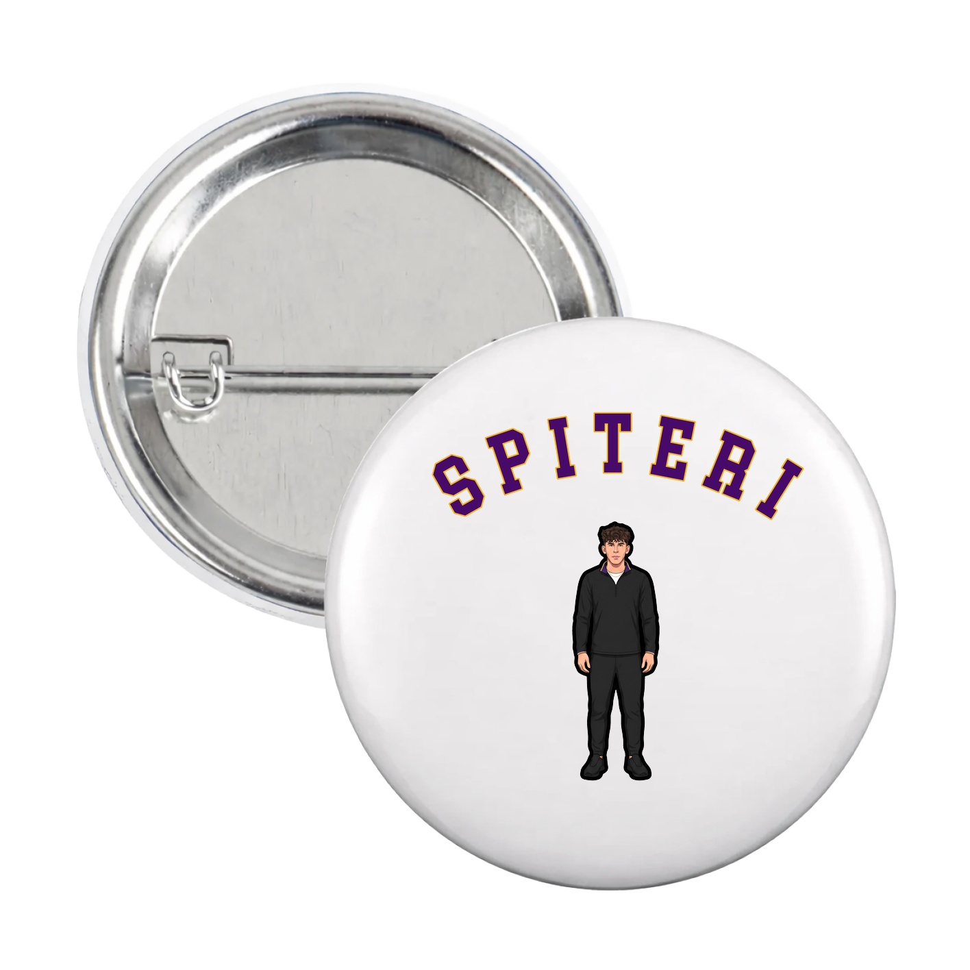 Game Day Button — Shirsey Arch in White