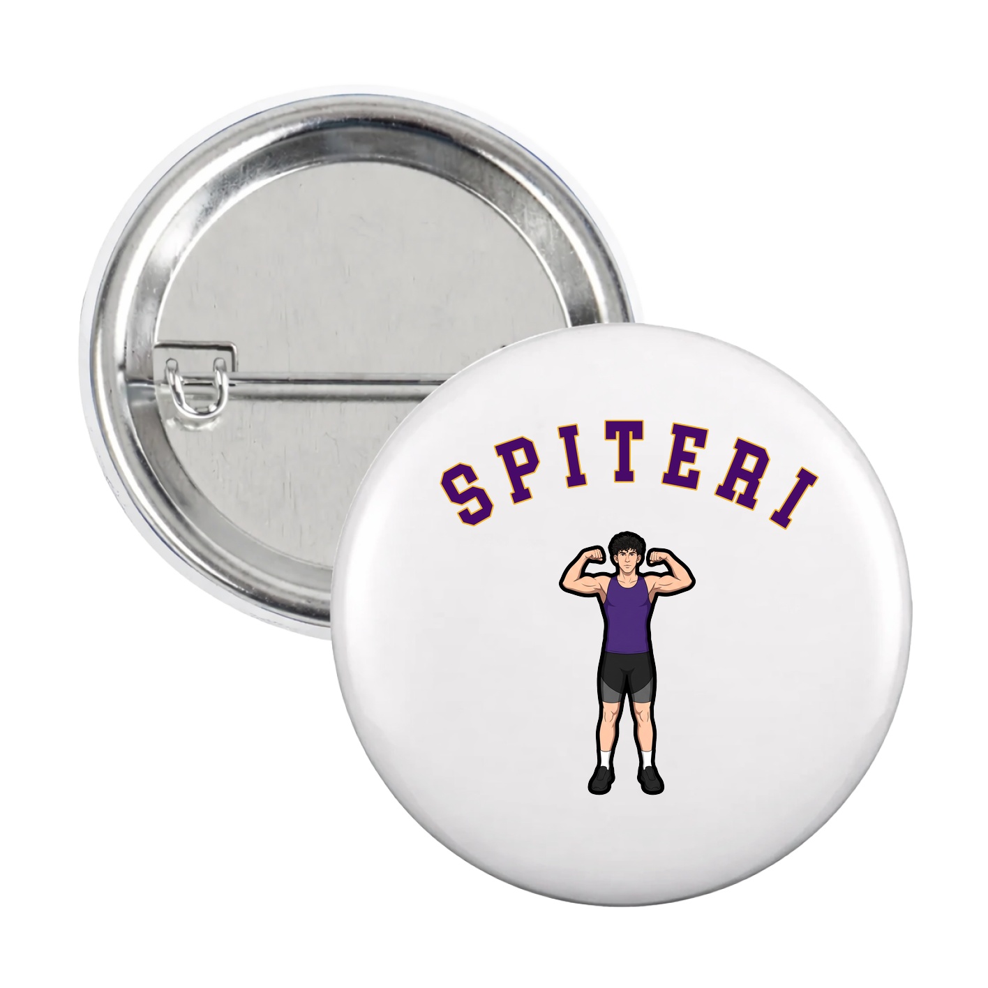 Game Day Button — Shirsey Arch in White