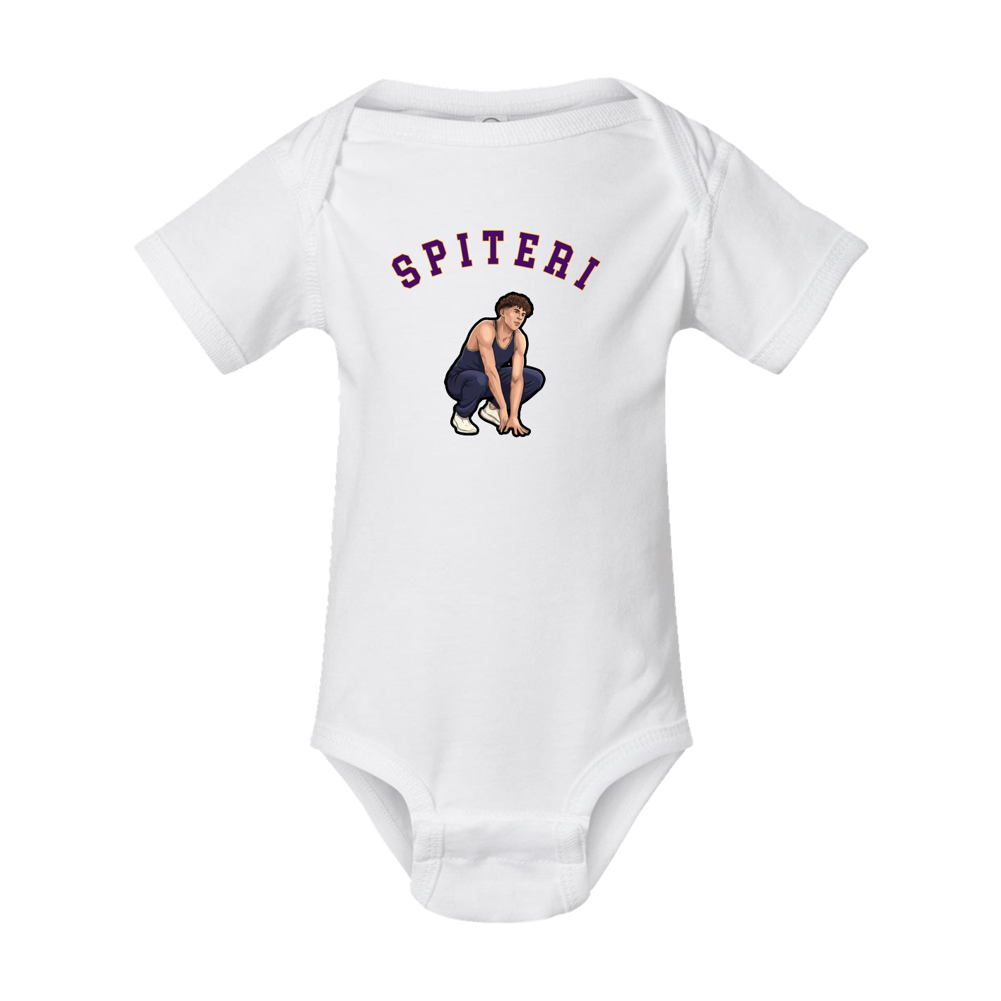 Baby Onesie — Shirsey Arch in White