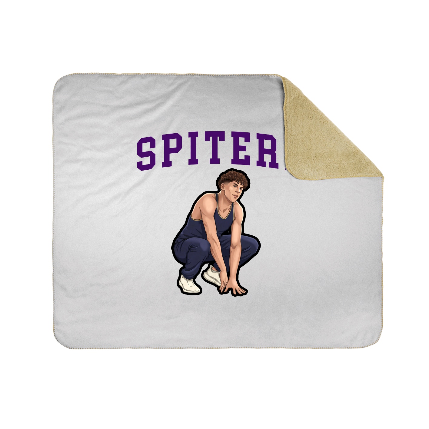 Throw Blanket — Shirsey in White
