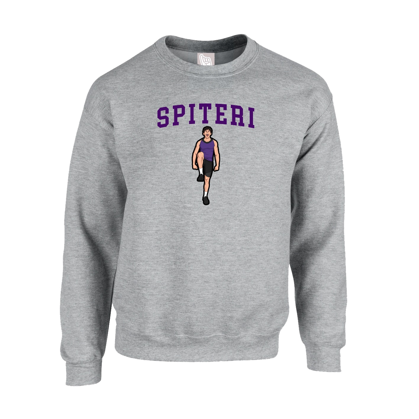 Fleece Crew — Shirsey in Grey