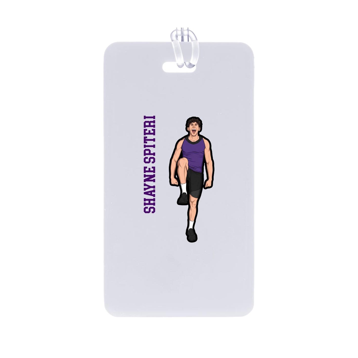Bag Tag — Name Vertical in Classic