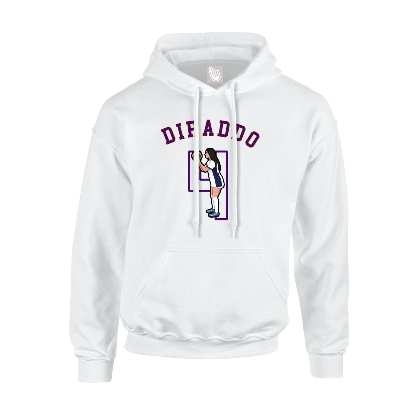 Youth Hoodie — Shirsey Arch in White