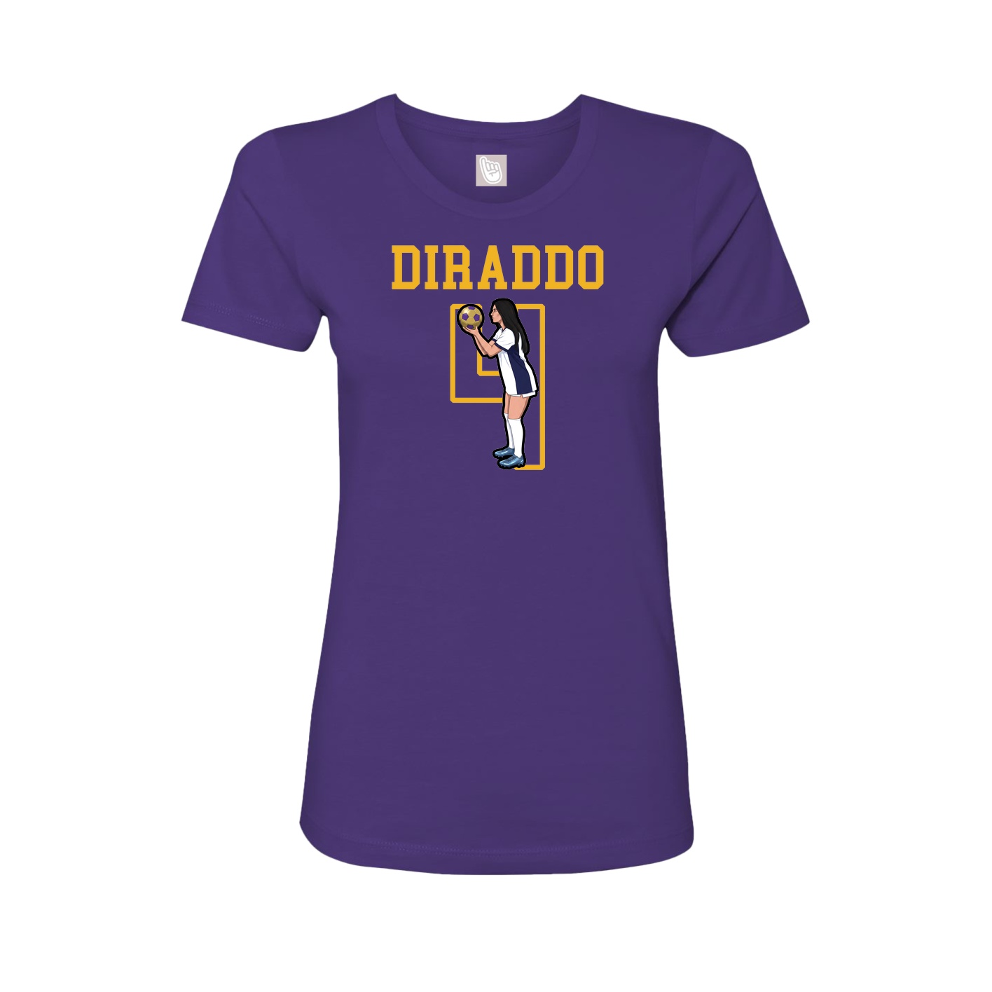 Fitted Women's Tee — Shirsey in Purple