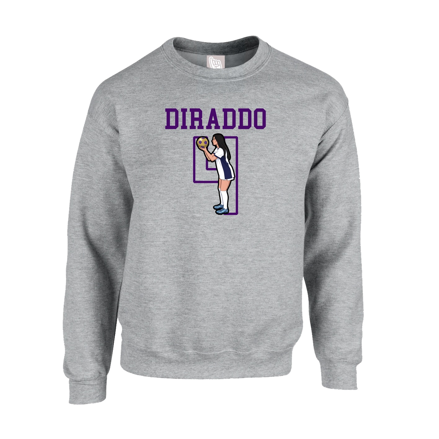 Fleece Crew — Shirsey in Grey