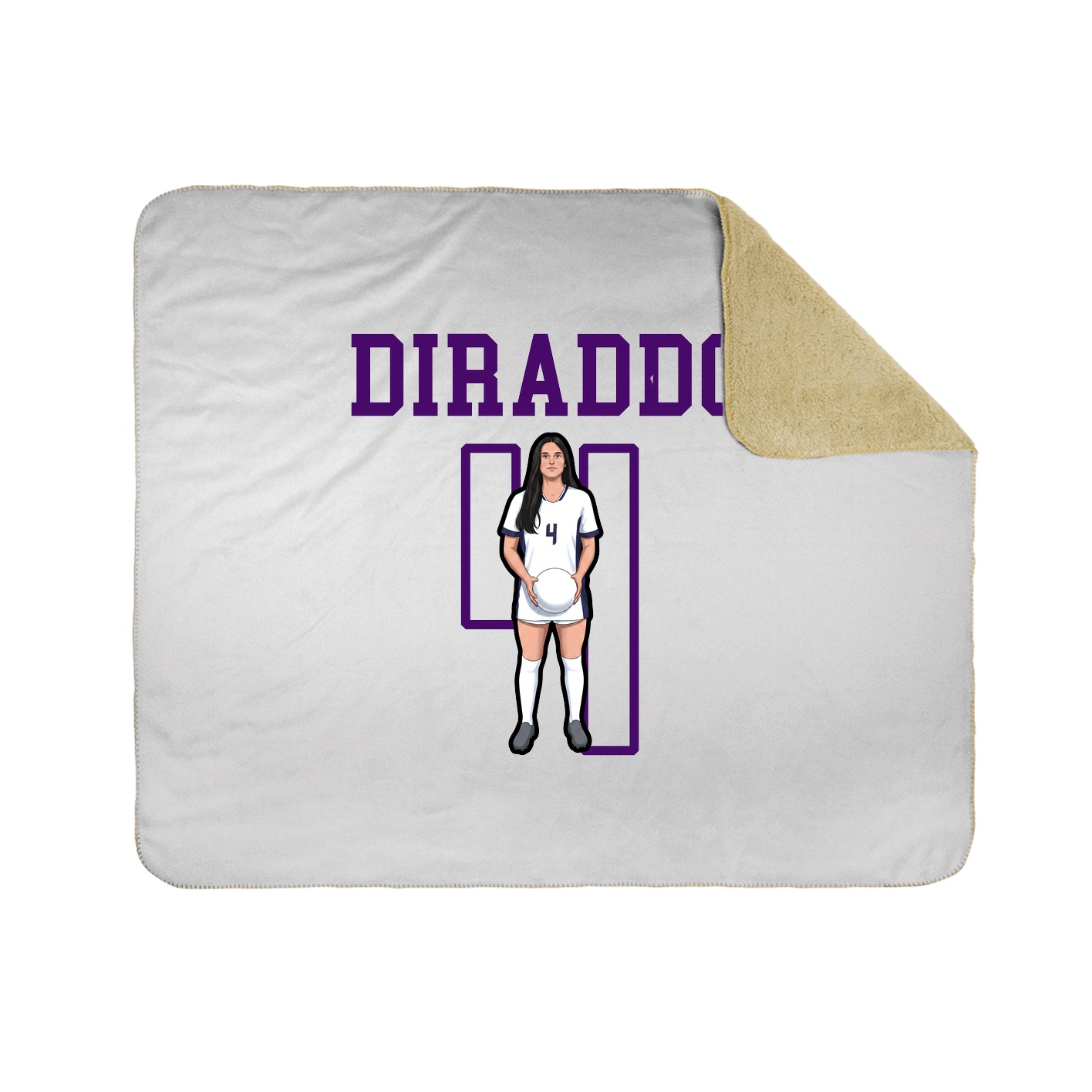 Throw Blanket — Shirsey in White