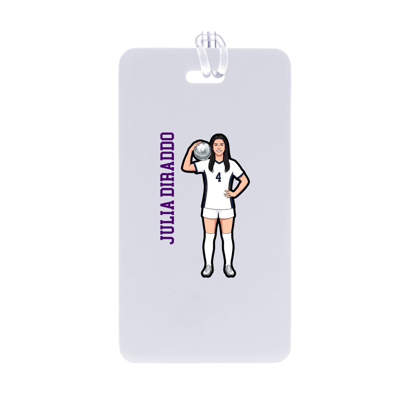 Bag Tag — Name Vertical in Classic