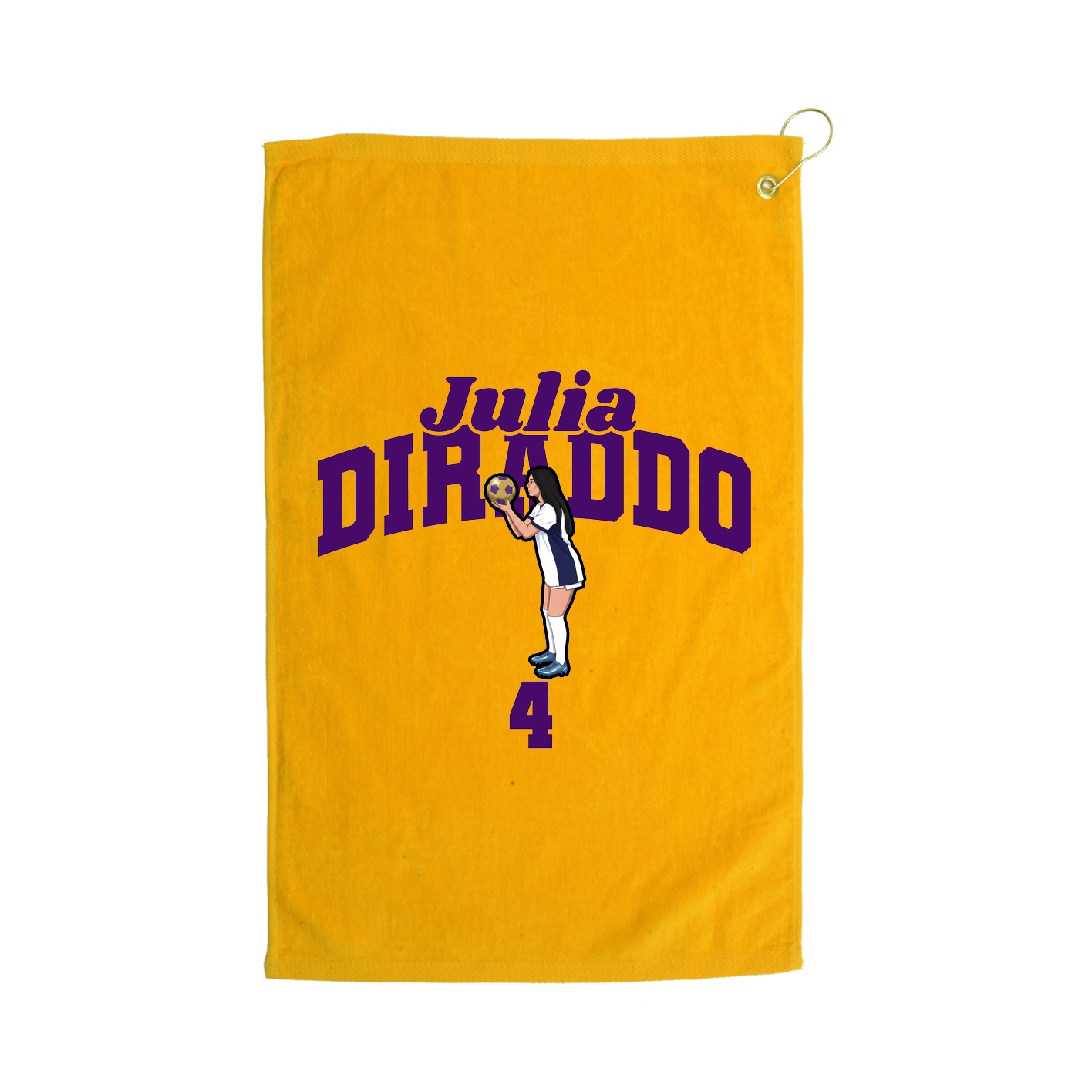 Golf Towel — Signature Arch in Gold