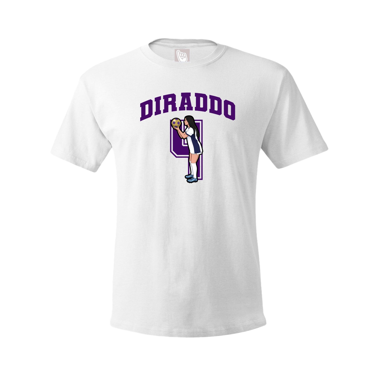 Tee — Number in White