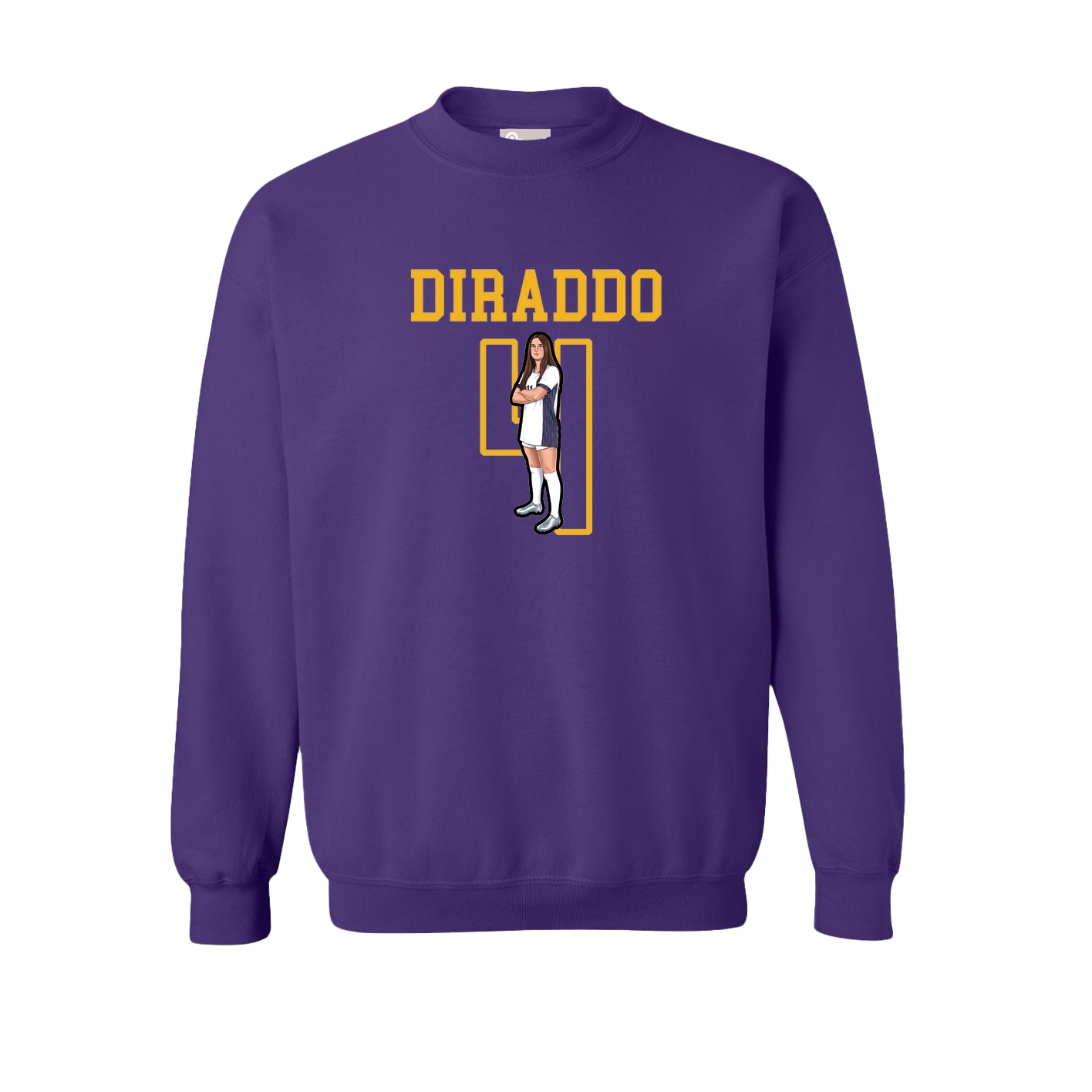 Fleece Crew — Shirsey in Purple