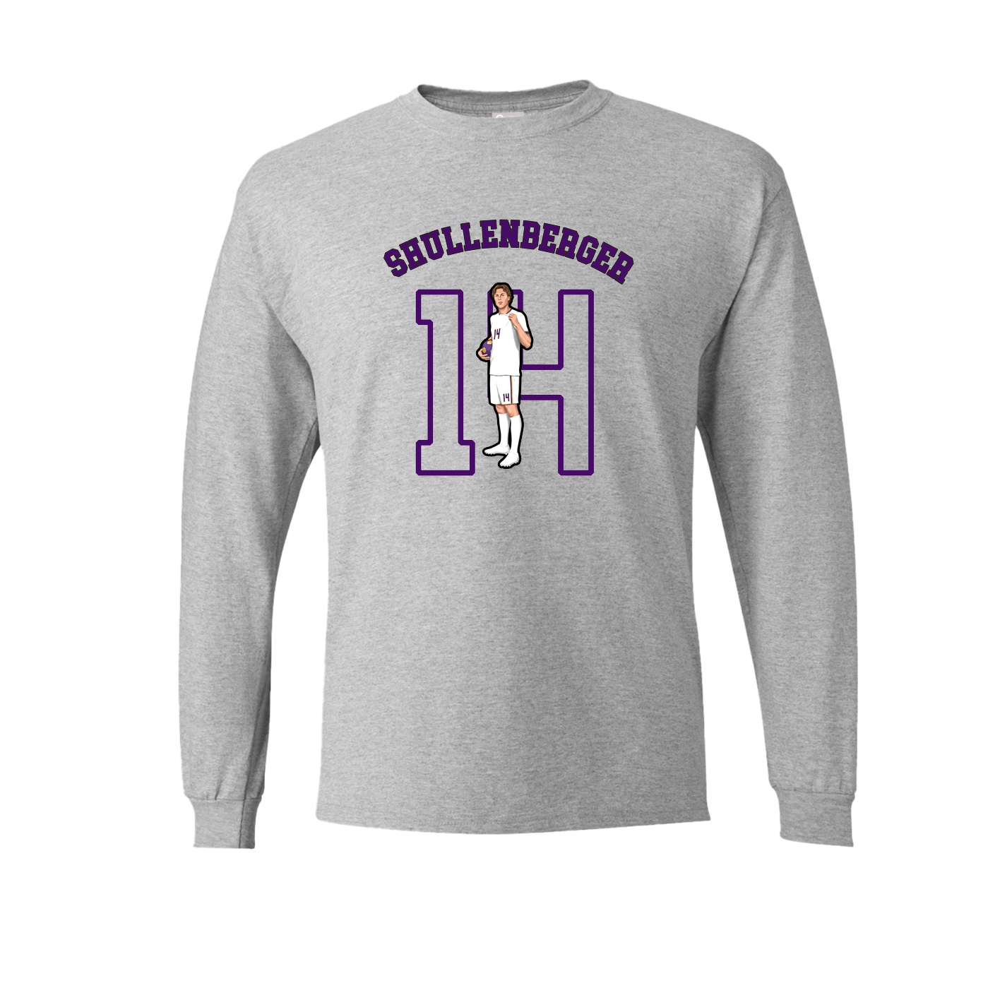 Long Sleeve Tee — Shirsey Arch in Grey