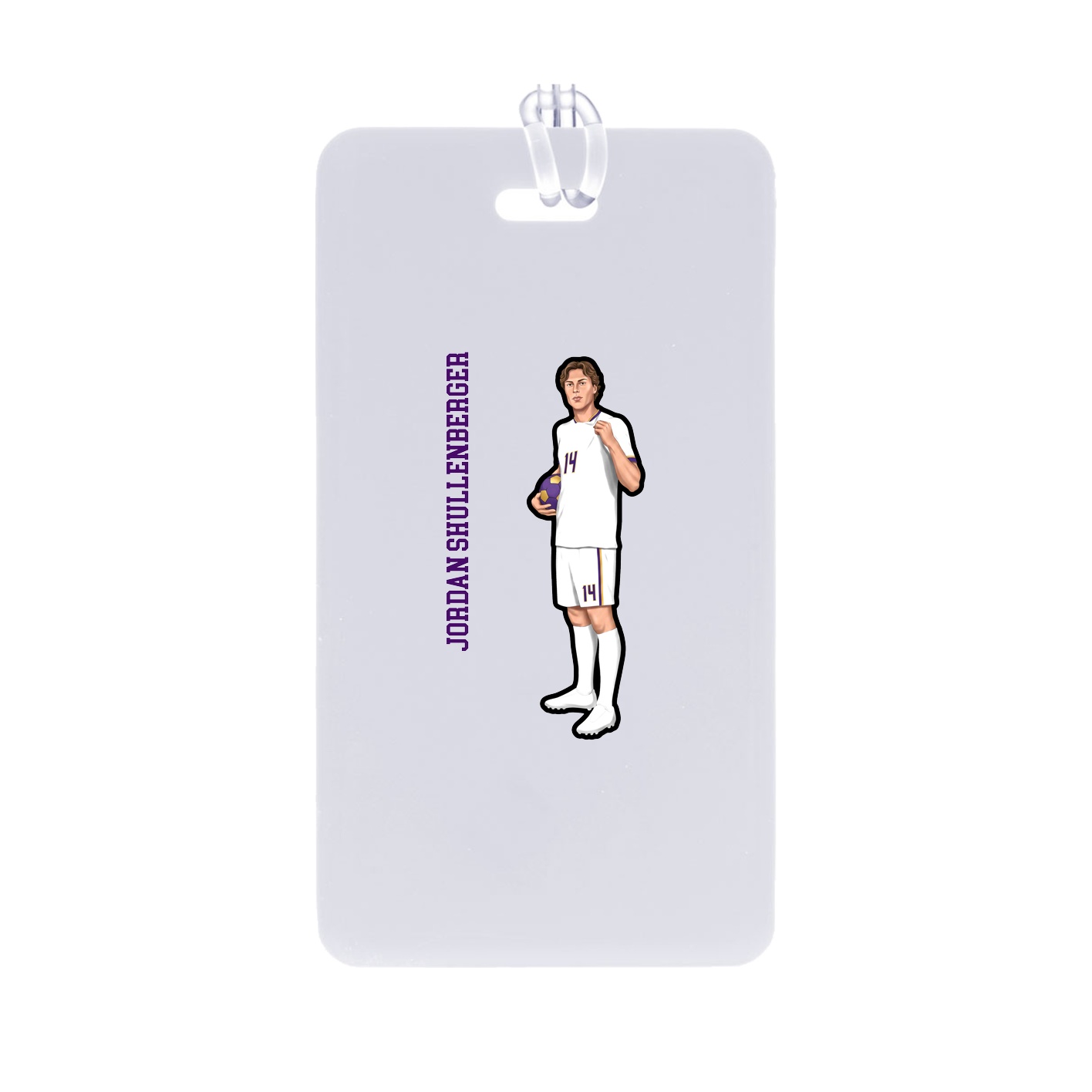 Bag Tag — Name Vertical in Classic