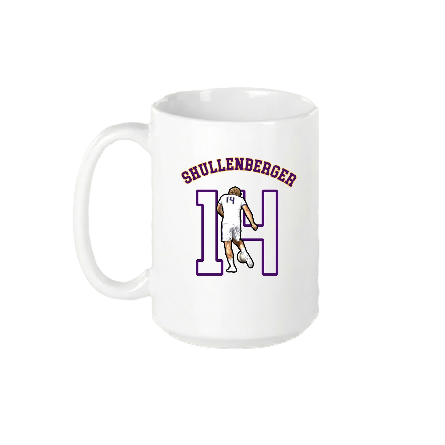 15oz Coffee Mug — Shirsey Arch in White