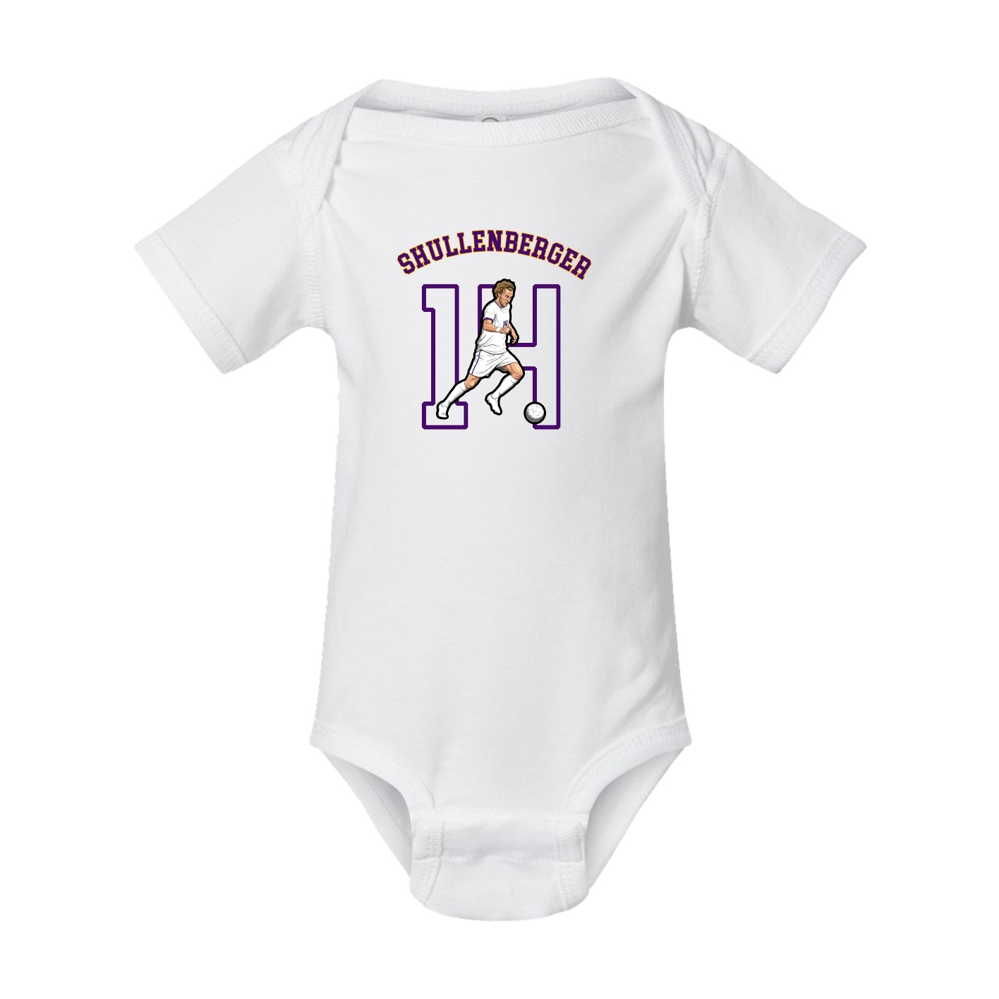 Baby Onesie — Shirsey Arch in White