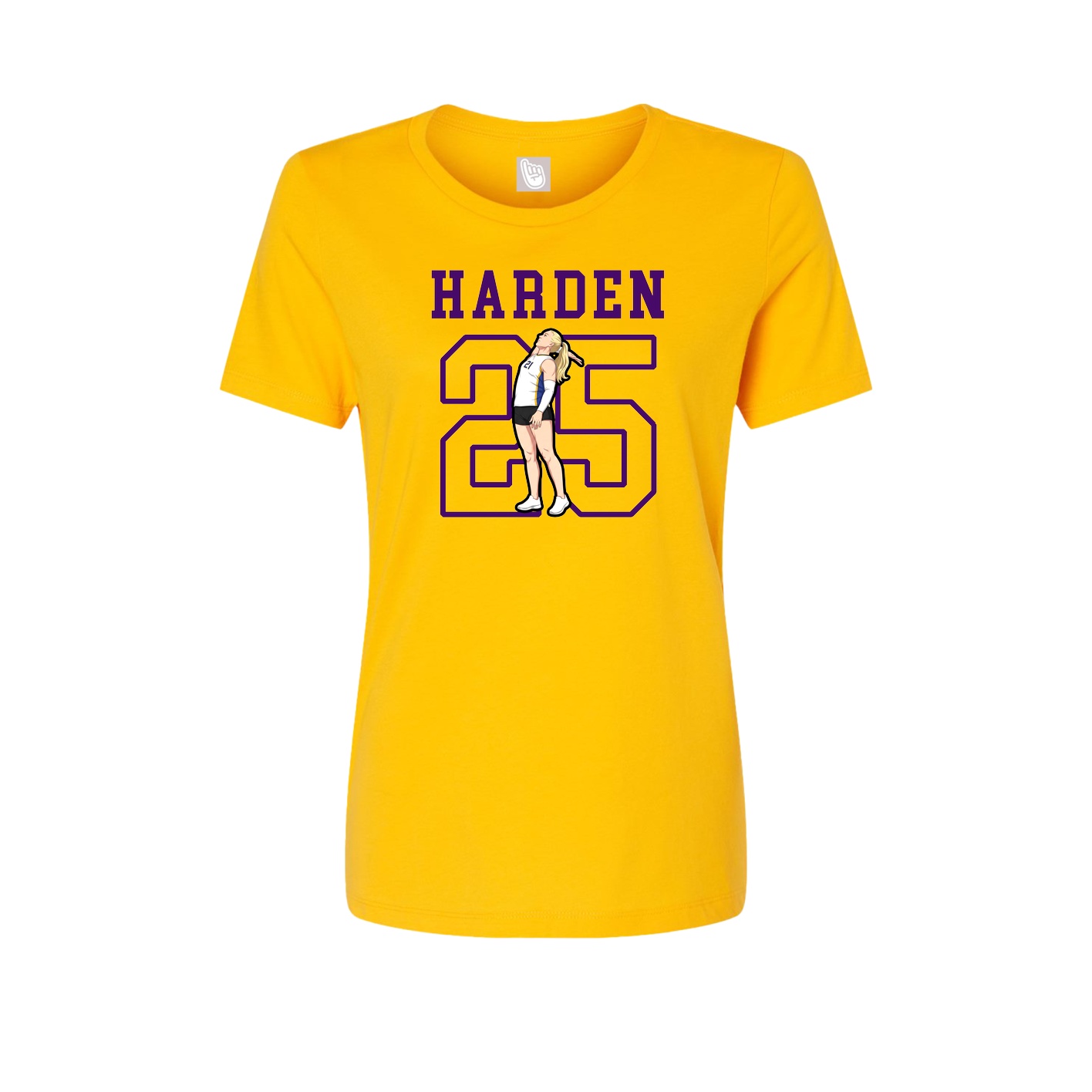 Fitted Women's Tee — Shirsey in Gold