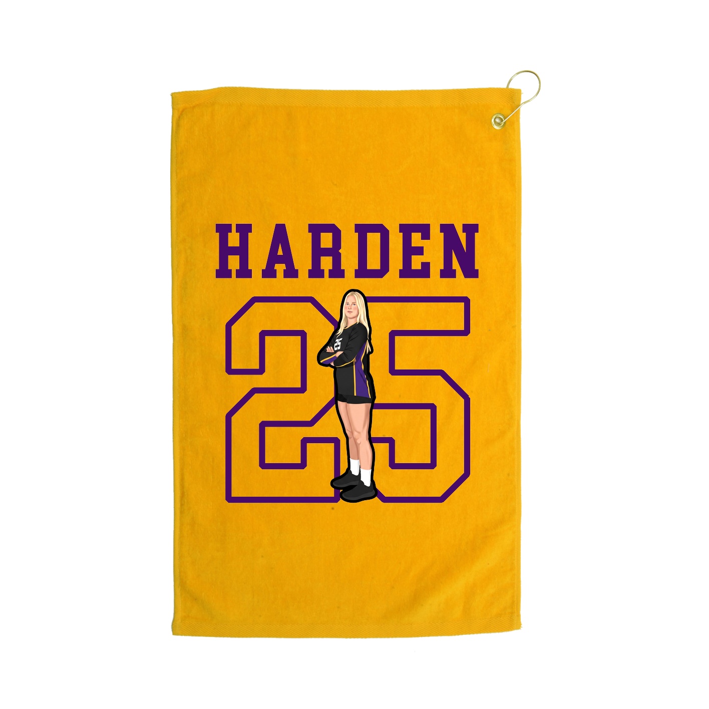 Golf Towel — Shirsey in Gold