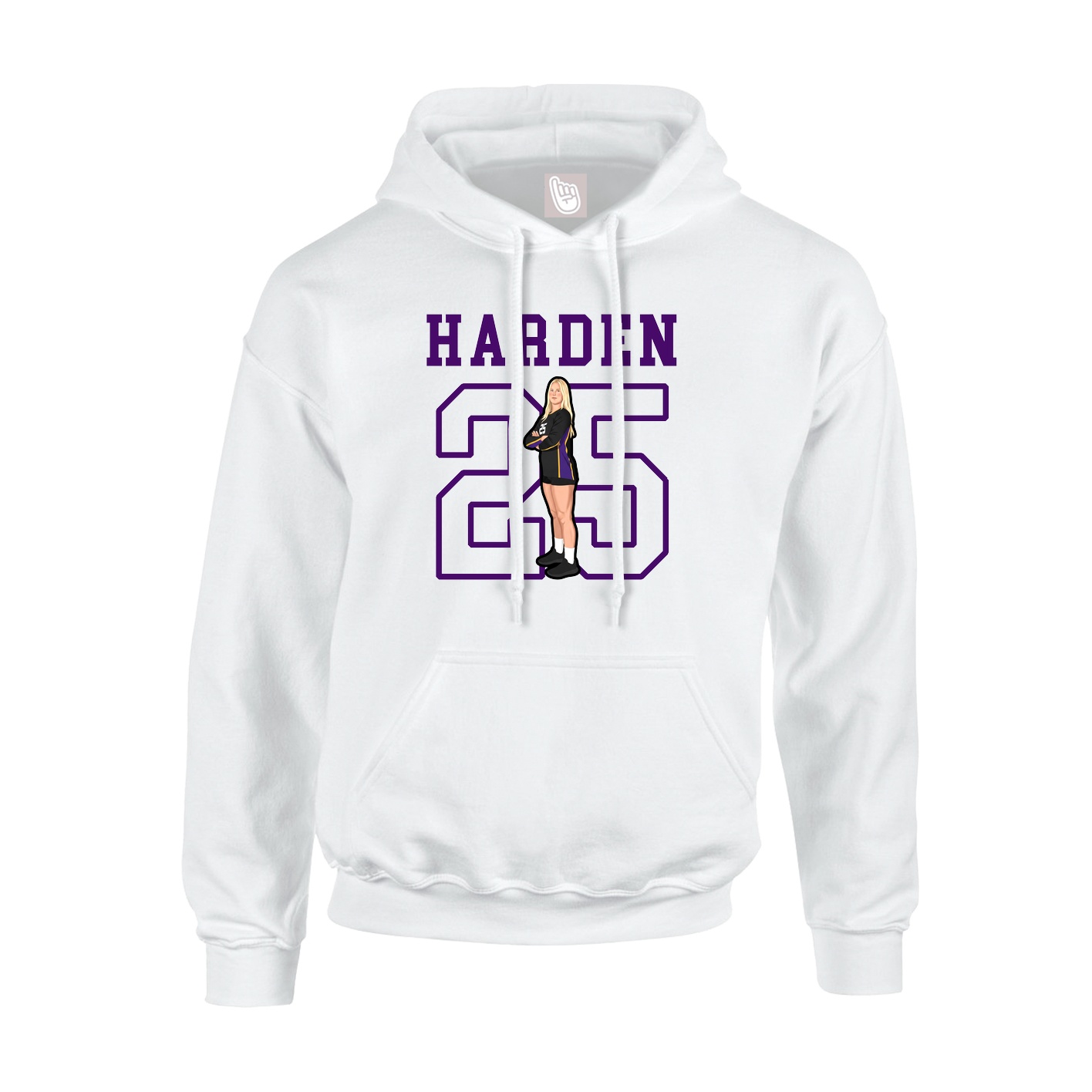 Hoodie — Shirsey in White