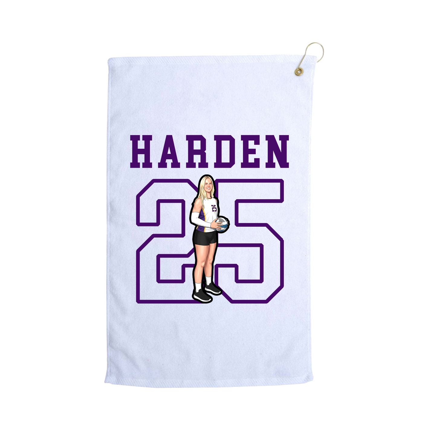 Golf Towel — Shirsey in White