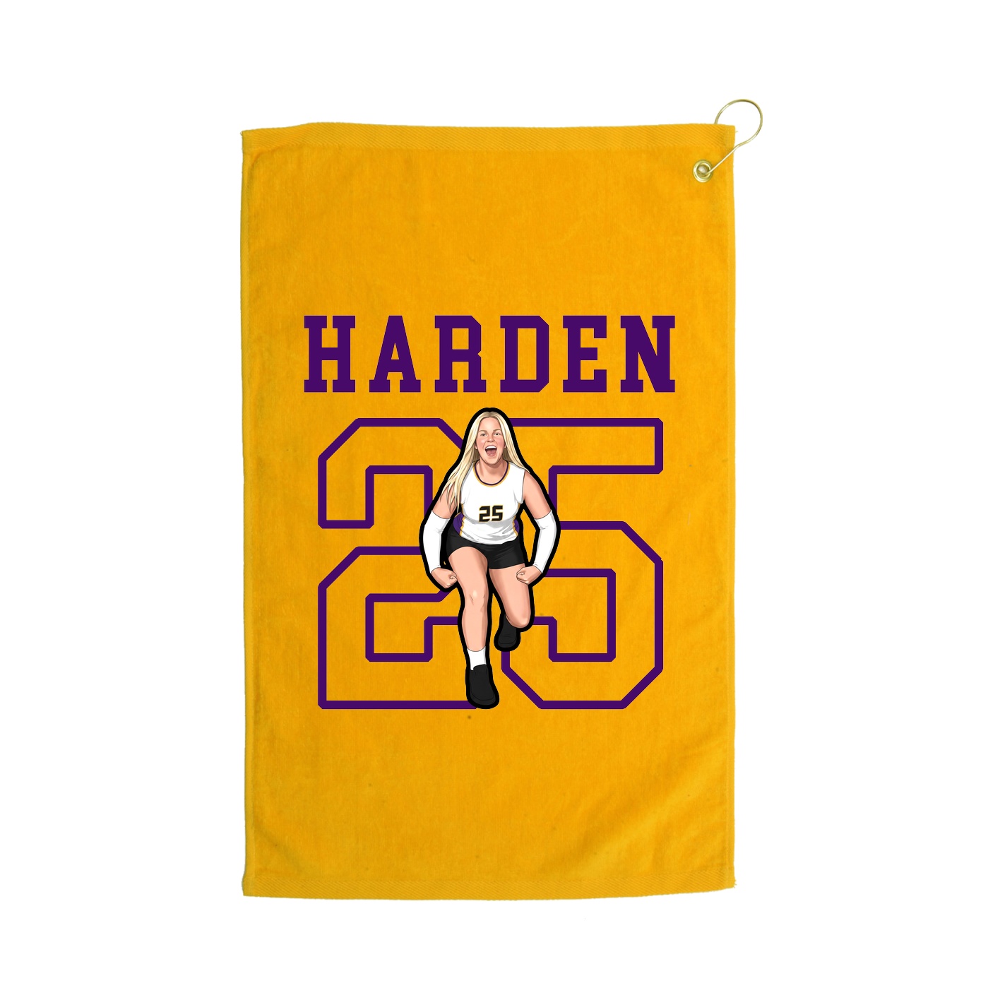 Golf Towel — Shirsey in Gold