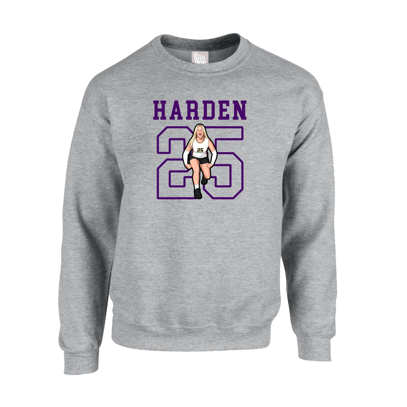 Fleece Crew — Shirsey in Grey