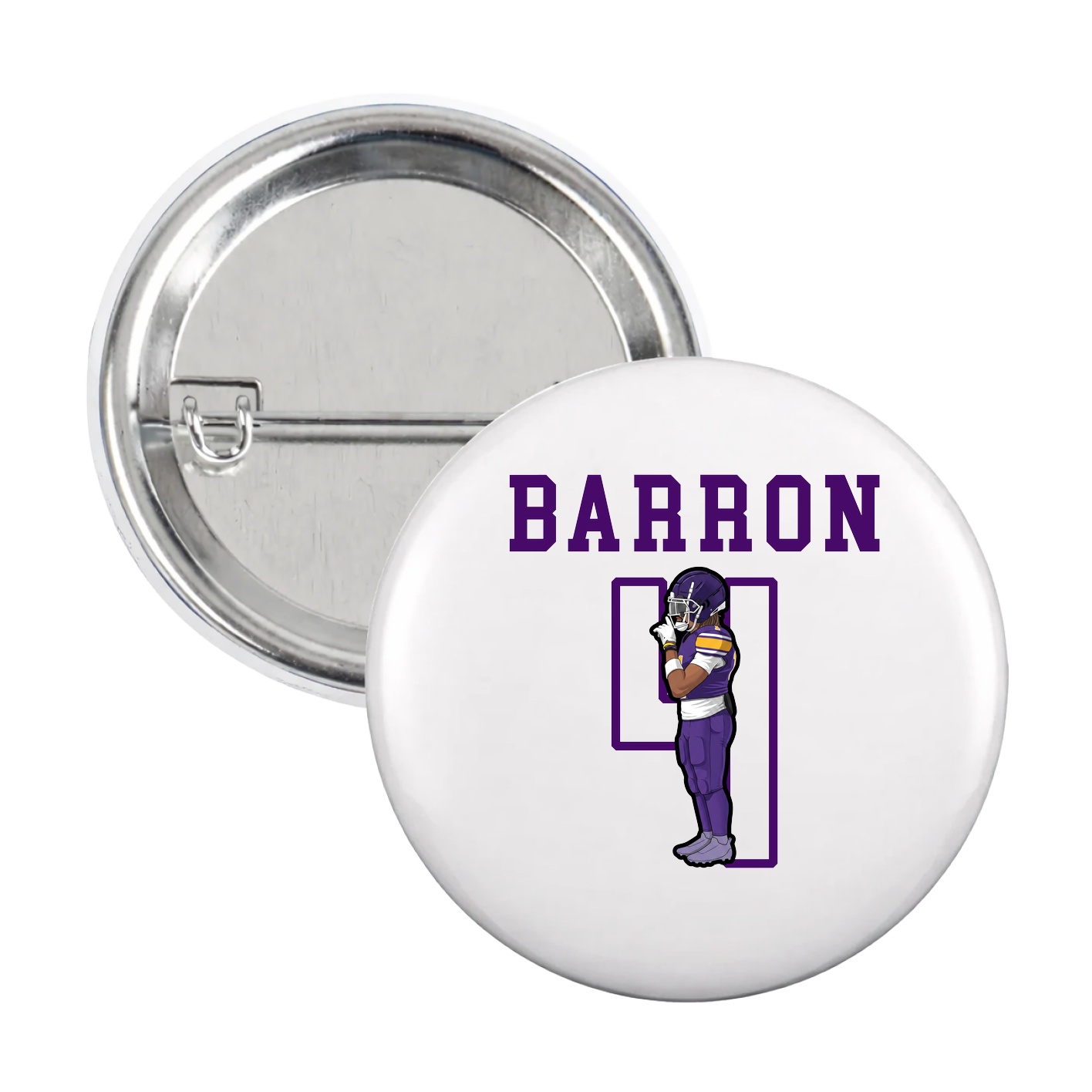 Game Day Button — Shirsey in White